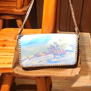 Leather purse by Blazin Roxx NWOT